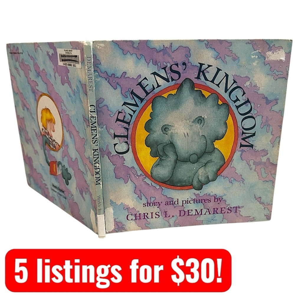 Vintage Children’s Book Clemen's Kingdom by Chris L. Demarest - Picture 2 of 15